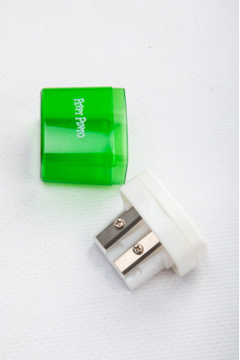 Чинка з контейнером, подвійна, пластикова, Peppy Pinto